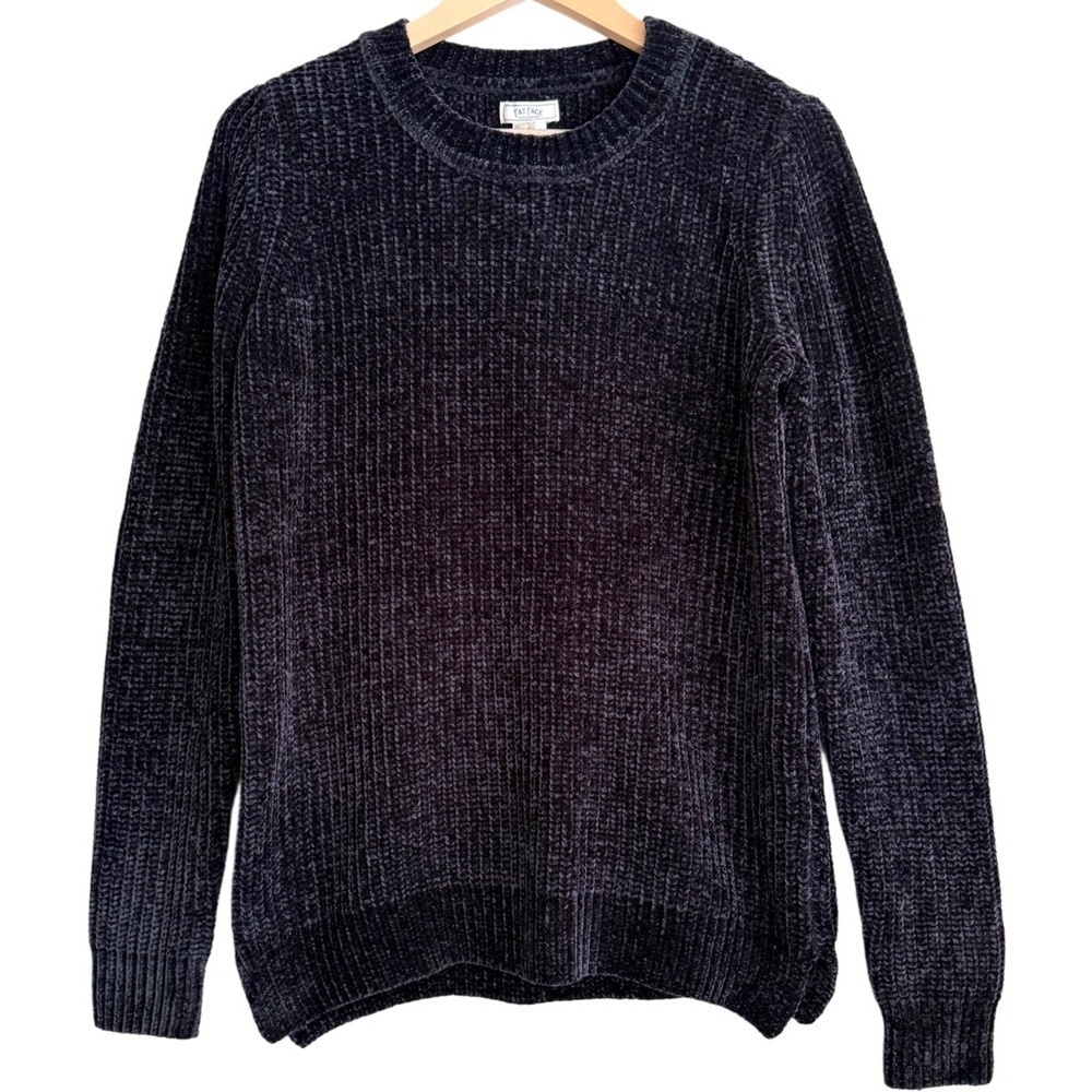 FAT FACE Soft Cozy Chunky Knit Casual Crewneck Chenille Pullover Sweater 4 NWT